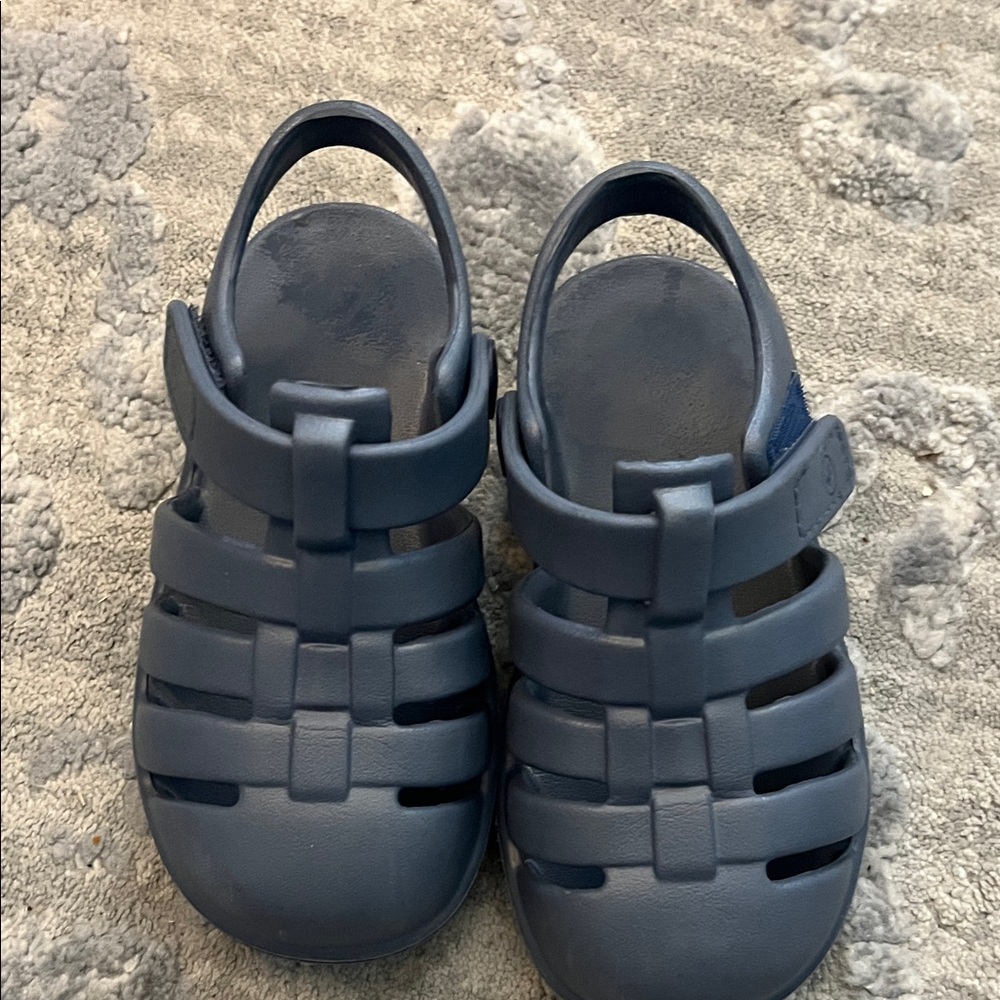Kids Navy Stride Rite Sandals 7